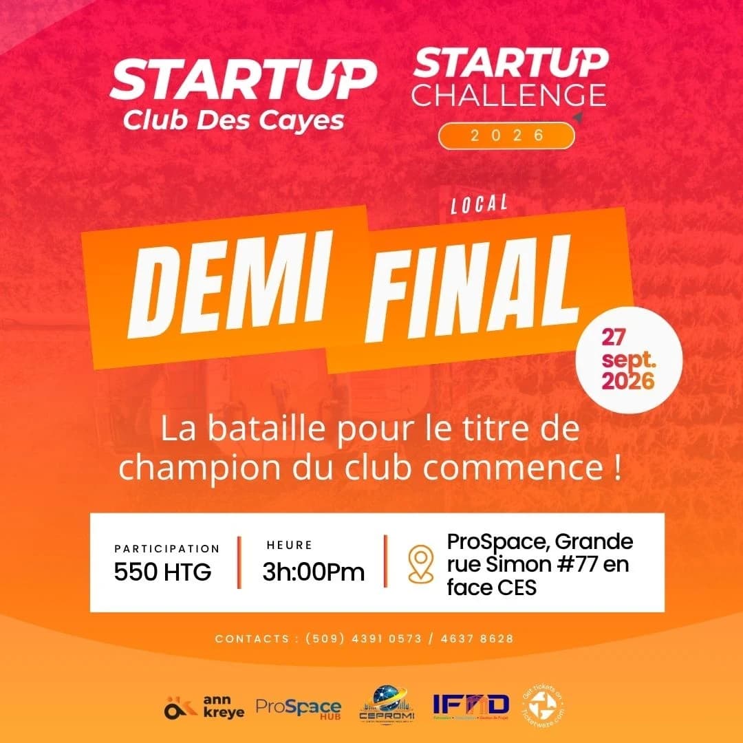 Demi-finale Startup Challenge 2026 Startup Club