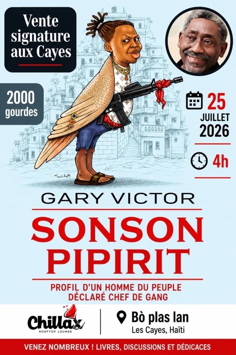 Vente signature Gary Victor