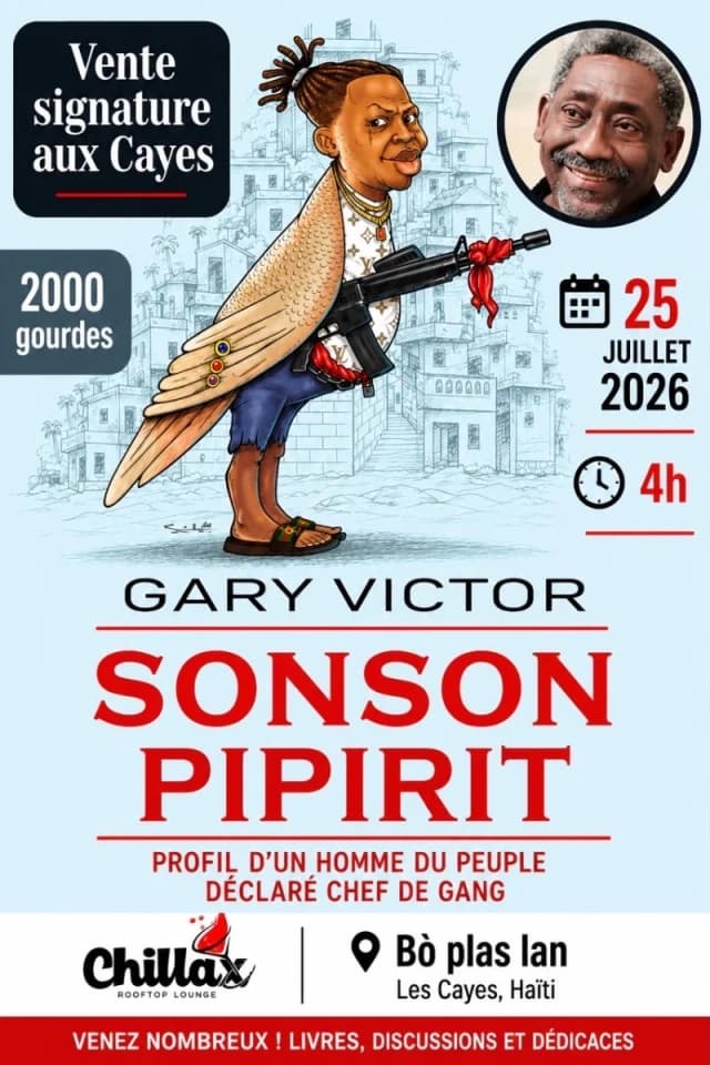 Vente signature Gary Victor