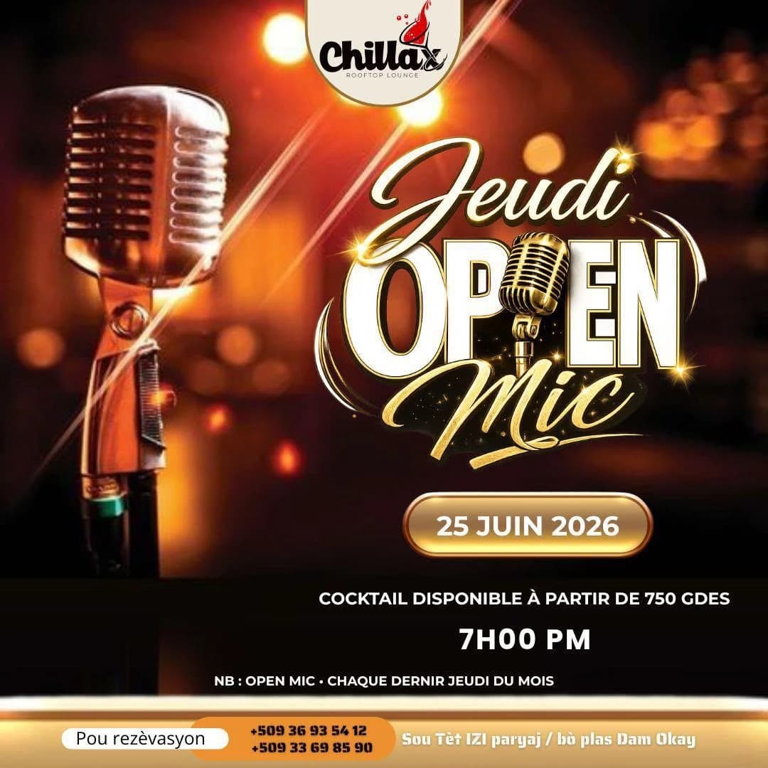 Jeudi Open Mic 30 Juillet 2026